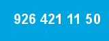 926 421 11 50 926 421 11 50